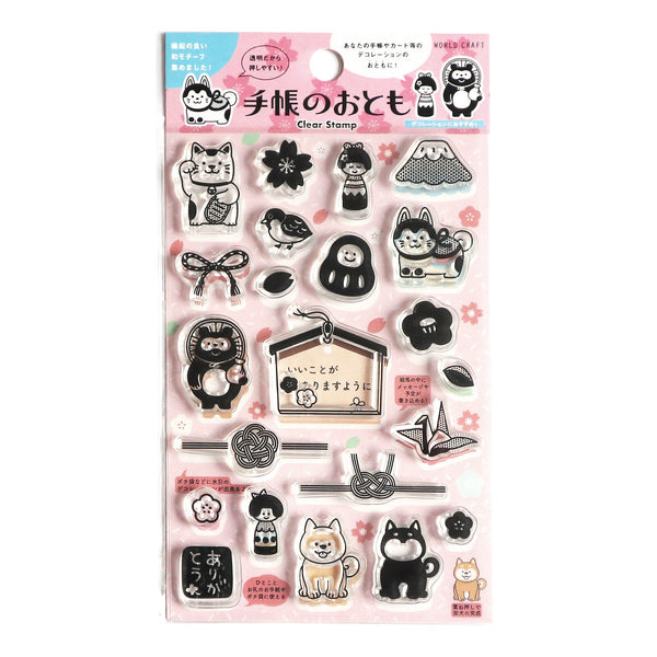 Clear Stamps - Decoration Japan - K A M I - Clear Stamps - World Craft