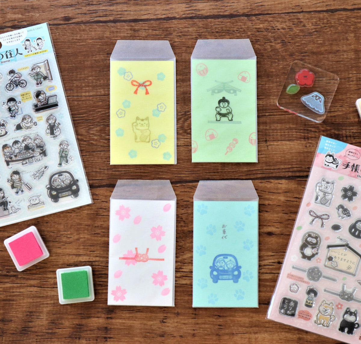 Clear Stamps - Decoration Japan - K A M I - Clear Stamps - World Craft