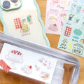 Collage Seal Clear Stickers - Neko - K A M I - Stickers - Furukawa Shiko