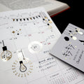 Flake Seal Stickers - Kira Kira - Sparkling Clear Lights - K A M I - Stickers - World Craft