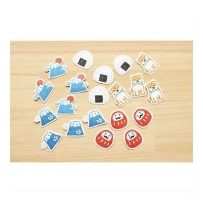 Flake Seal Stickers - Pochitto - Japan - K A M I - Stickers - Furukawa Shiko