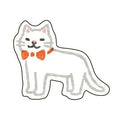 Flake Seal Stickers - Pochitto - Neko - K A M I - Stickers - Furukawa Shiko