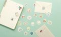 Flake Seal Stickers - Sakura - K A M I - Stickers - Furukawa Shiko