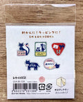 Flake Seal Stickers - Showa Retro - Kuro Neko Mail - K A M I - Stickers - Furukawa Shiko