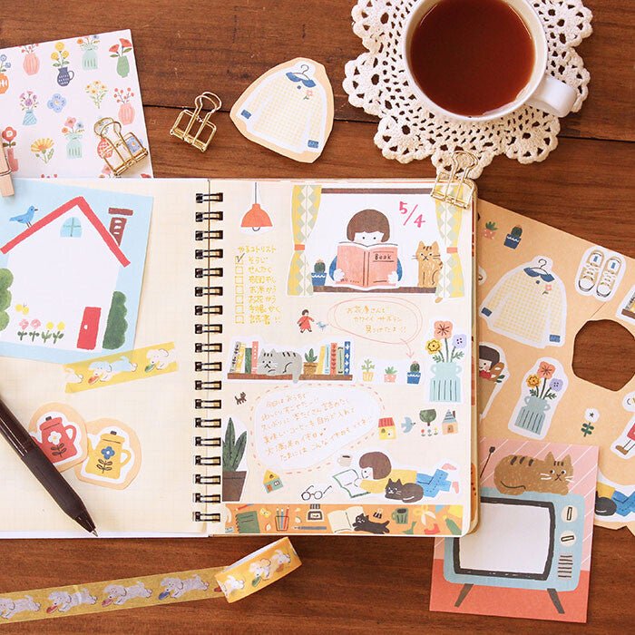 Memo Pad - Watashi Biyori - Home Time (Ouchi - jikan) - K A M I - Memo Pad - Furukawa Shiko