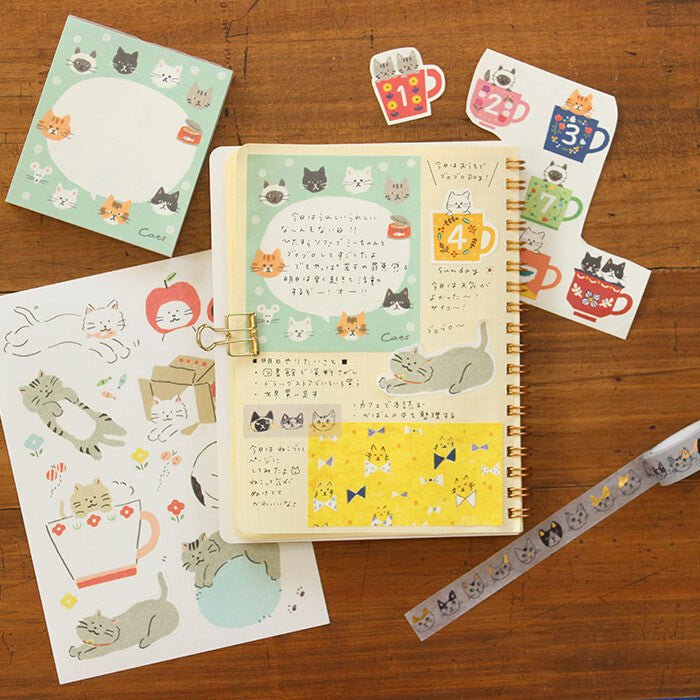 Memo Pad - Watashi Biyori - Neko - K A M I - Memo Pad - Furukawa Shiko
