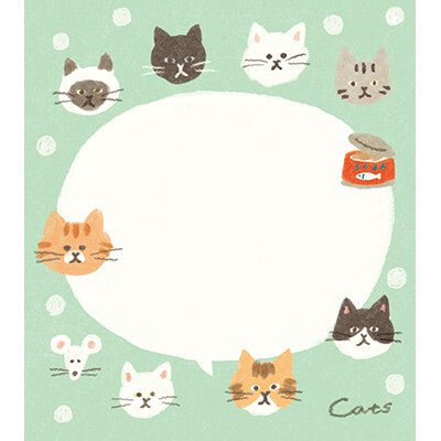 Memo Pad - Watashi Biyori - Neko - K A M I - Memo Pad - Furukawa Shiko