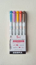 Set de Brush Pen Mildliner - Zebra - Warm - KAMI Paper - Papeterie et objets japonais choisis avec soin - Surligneur - Zebra