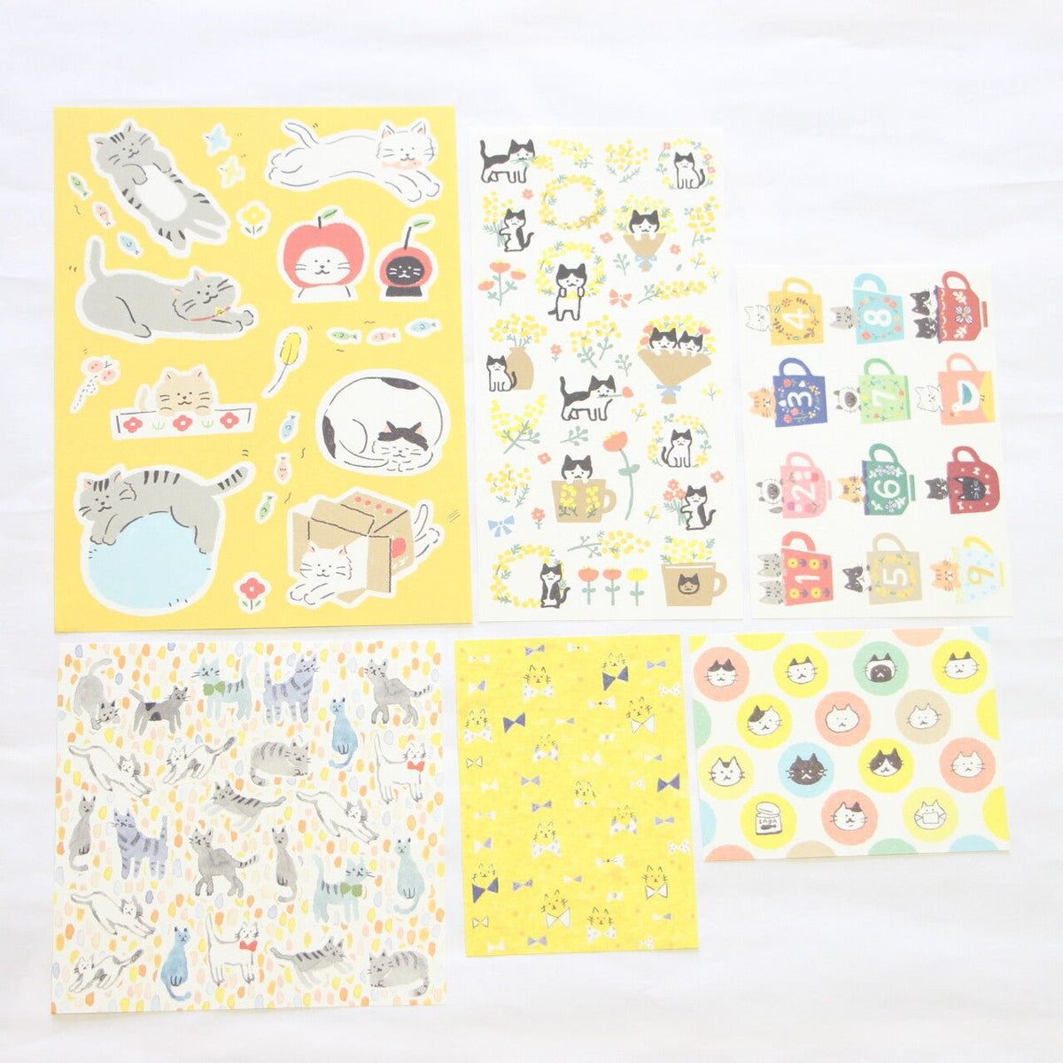 Set de papiers - Watashi Biyori - Neko - K A M I - Paper - Furukawa Shiko