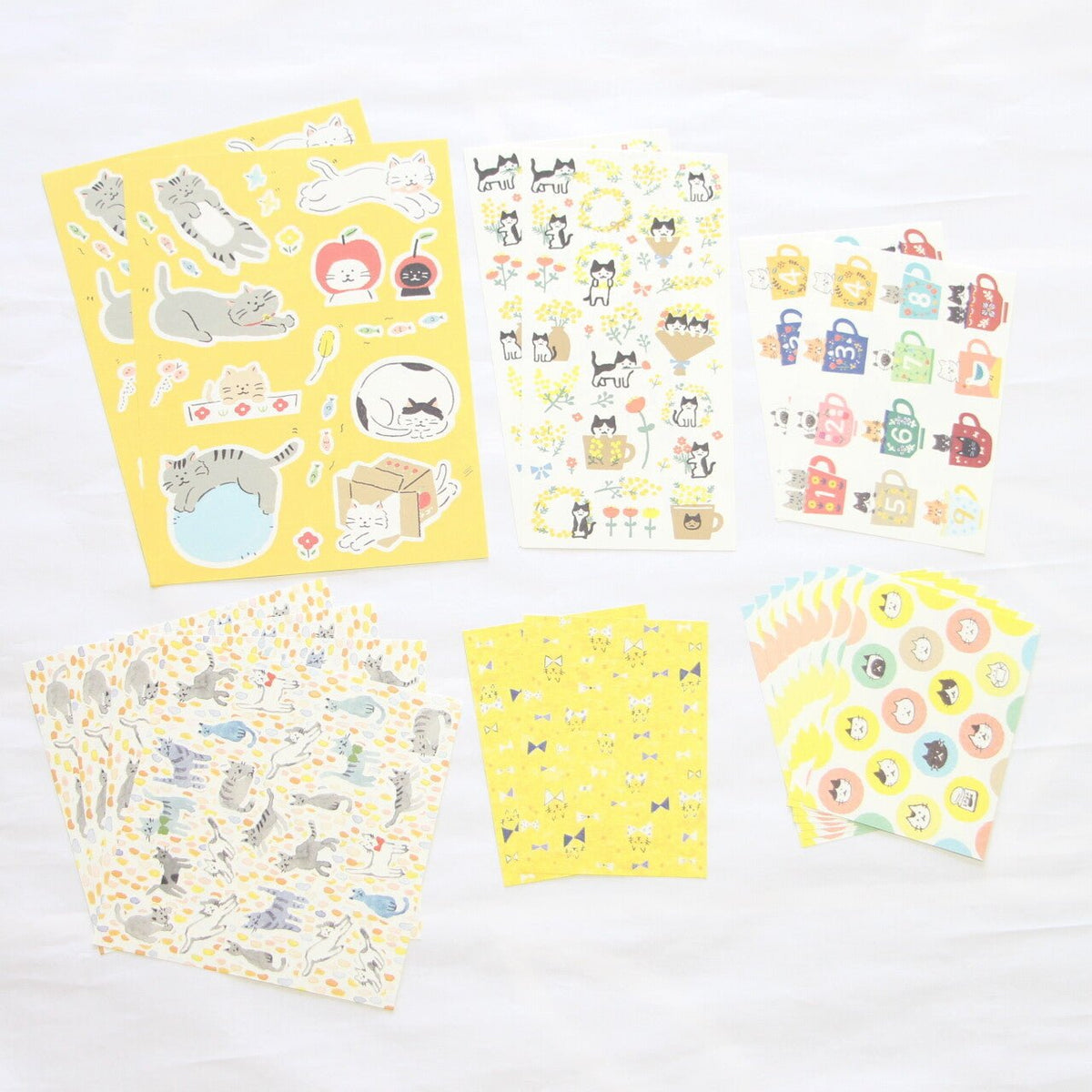 Set de papiers - Watashi Biyori - Neko - K A M I - Paper - Furukawa Shiko