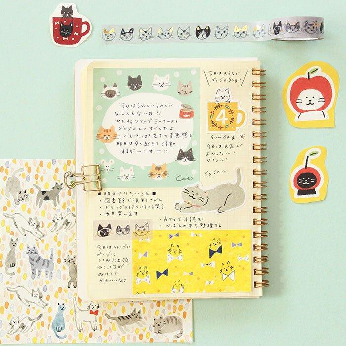 Set de papiers - Watashi Biyori - Neko - K A M I - Paper - Furukawa Shiko