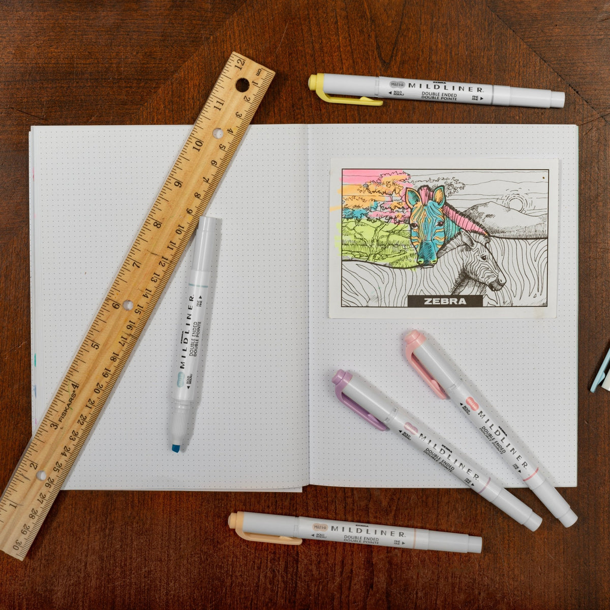 Set de Surligneurs Mildliner - Zebra - Gentle - KAMI Paper - Papeterie et objets japonais choisis avec soin - Surligneur - Zebra
