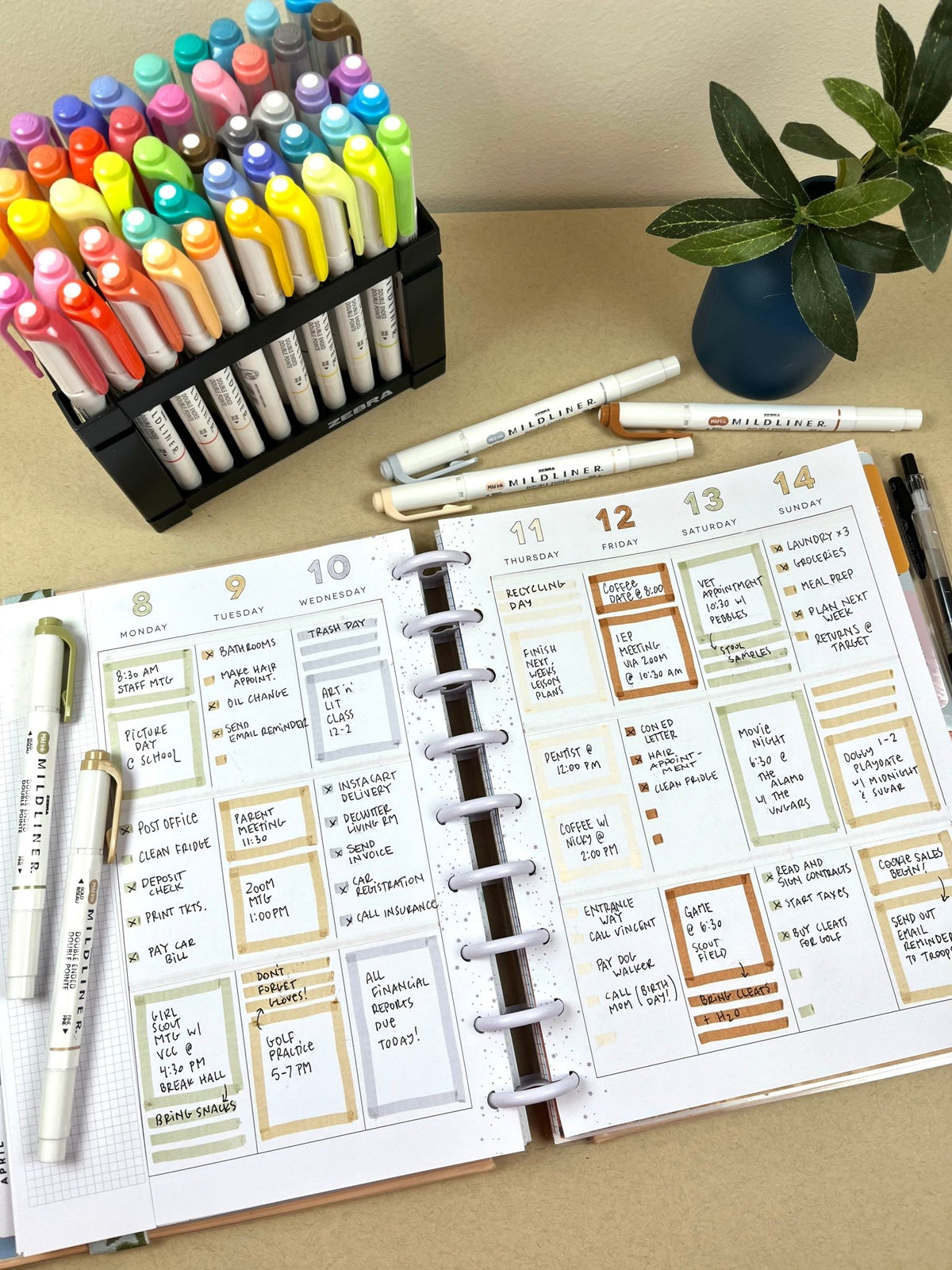 Set de Surligneurs Mildliner - Zebra - Neutral - KAMI Paper - Papeterie et objets japonais choisis avec soin - Surligneur - Zebra