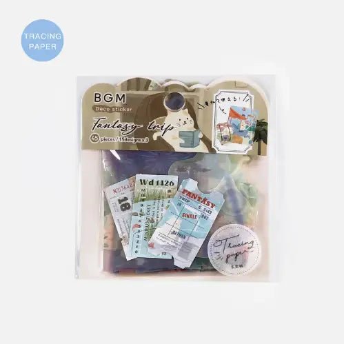 Stickers - Fantasy Trip Neko Land - K A M I - Stickers - BGM