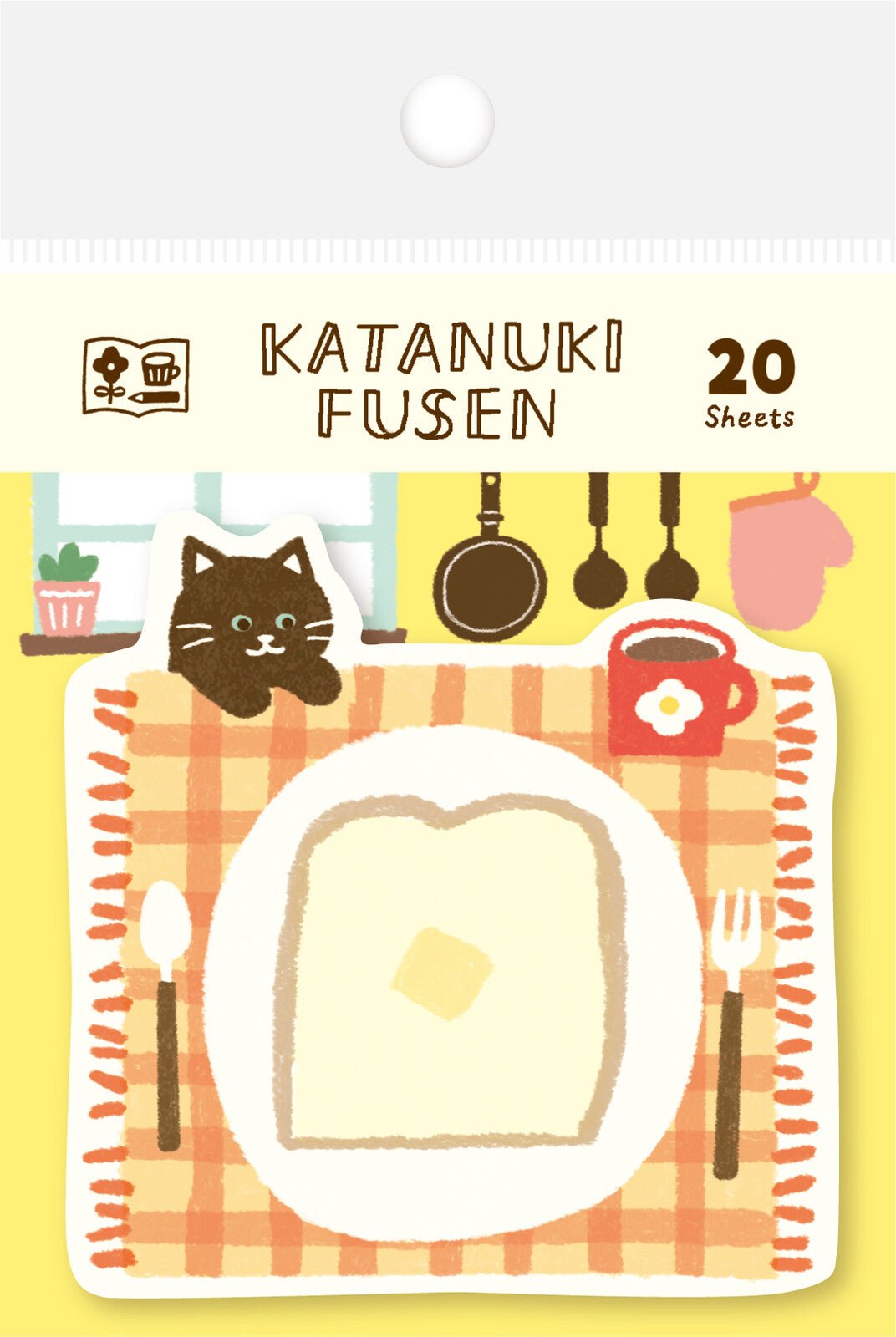 Sticky Notes - Watashi Biyori - Breakfast Cat - K A M I - Sticky Notes - Furukawa Shiko