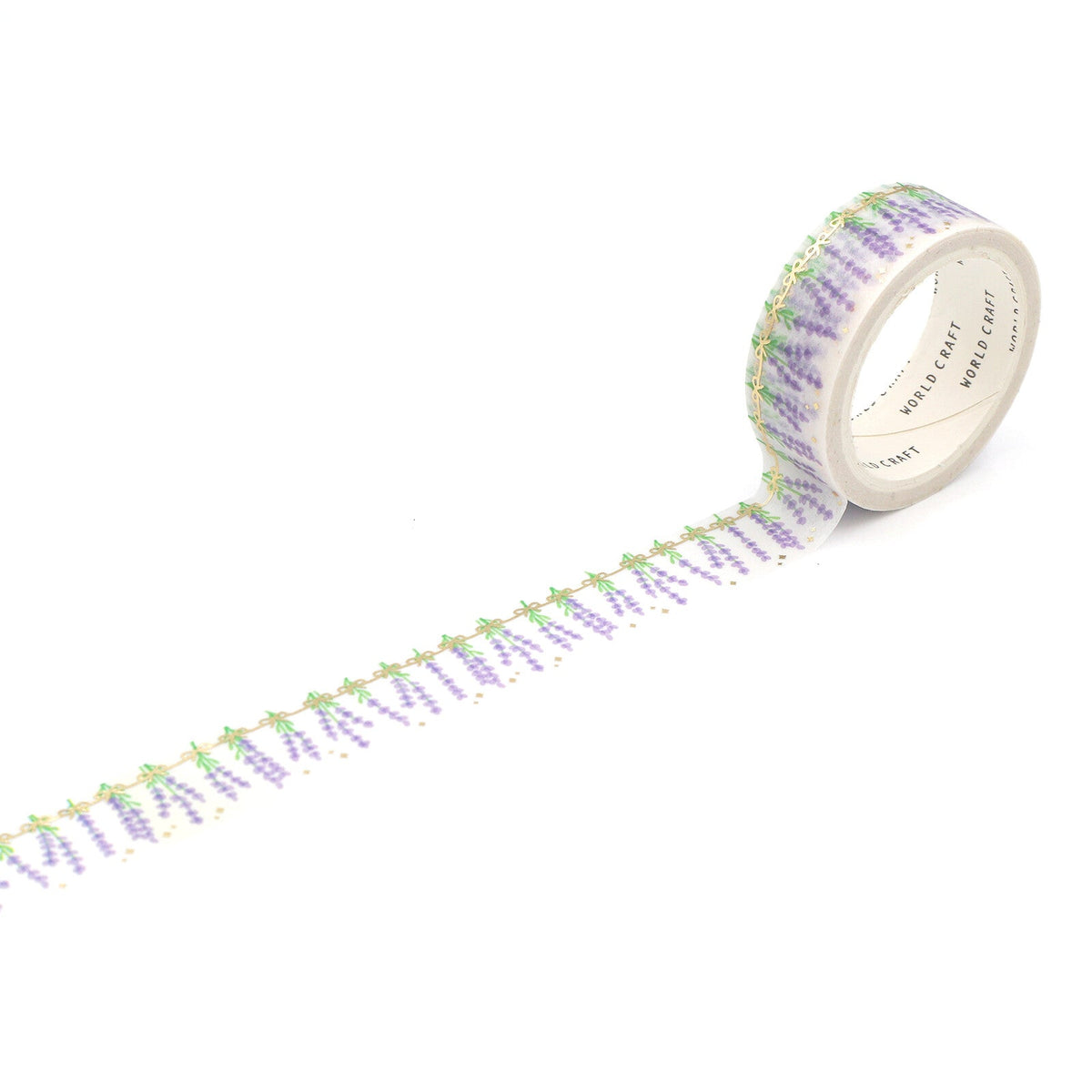 Washi Tape - Kira Kira - Bouquets de lavande - K A M I - Washi Tape - World Craft