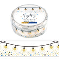 Washi Tape - Kira Kira - Guirlandes lumineuses - K A M I - Washi Tape - World Craft