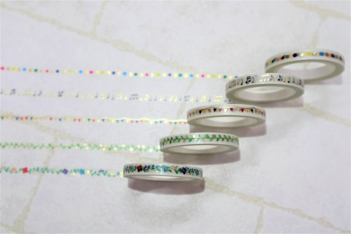 Washi Tape - Kira Kira - Leaf - K A M I - Washi Tape - World Craft