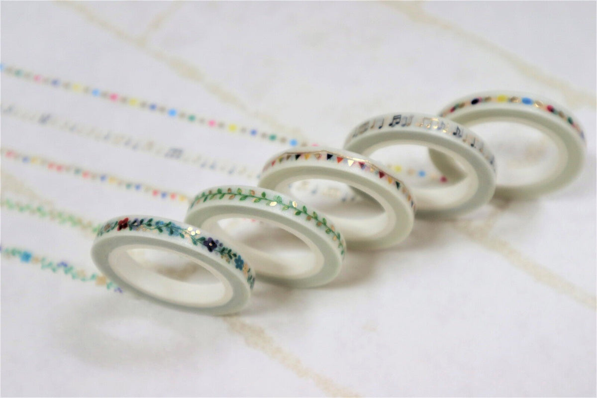 Washi Tape - Kira Kira - Leaf - K A M I - Washi Tape - World Craft