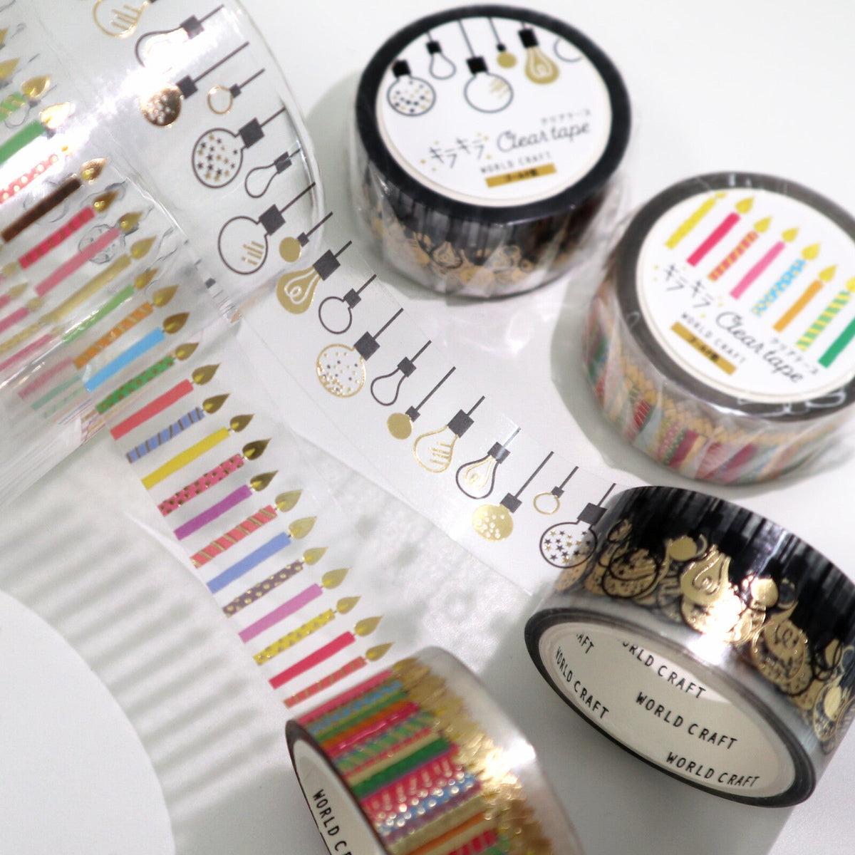 Washi Tape - Kira Kira - Lights - K A M I - Washi Tape - World Craft