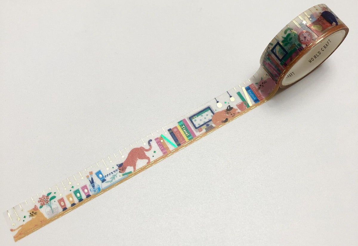 Washi Tape - Kira Kira - Neko Vol.2 - K A M I - Washi Tape - World Craft