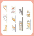 Washi Tape - Kira Kira - Vertical Cats - K A M I - Washi Tape - World Craft