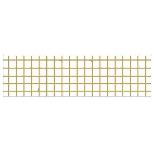 Washi Tape - Quadrillage or - K A M I - Washi Tape - World Craft