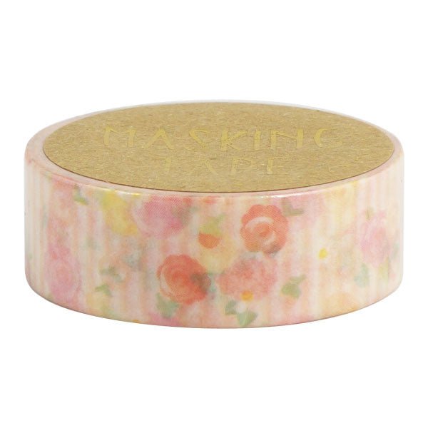 Washi Tape - Rose Retro - K A M I - Washi Tape - World Craft