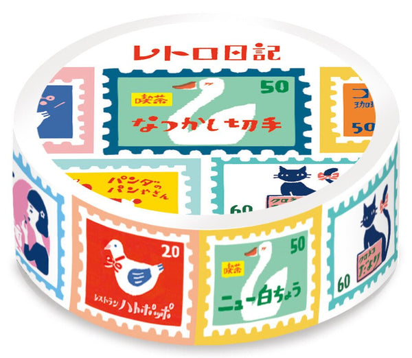 Washi Tape - Showa Retro - Diary - K A M I - Washi Tape - Furukawa Shiko