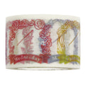 Washi Tape Special Dates Agenda - Couronnes de fleurs - K A M I - Washi Tape - World Craft