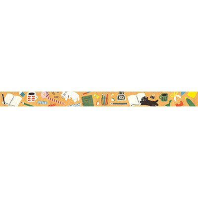 Washi Tape - Watashi Biyori - Cat Stationeries - K A M I - Washi Tape - Furukawa Shiko